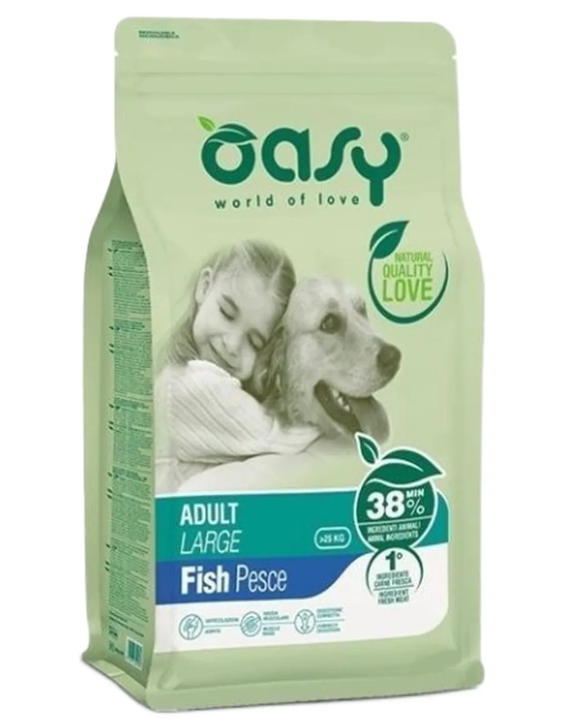 Oasy cane adult large pesce 3 kg  