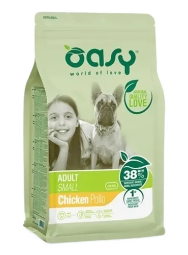 Oasy cane adult small pollo 1 kg  