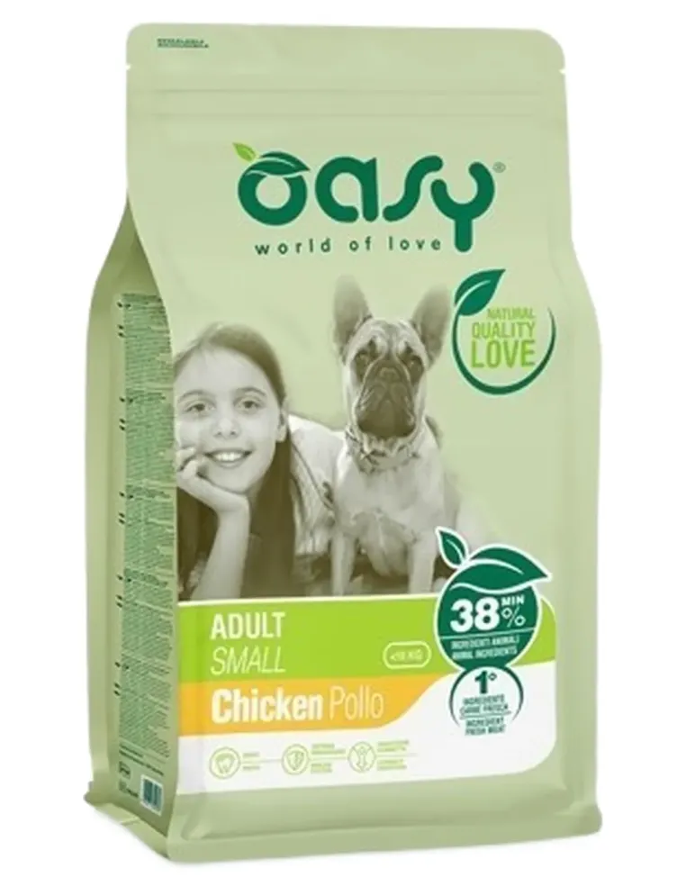 Oasy cane adult small pollo 3 kg  