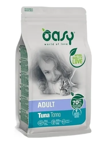 Oasy gatto lifestage adult tonno 7,5 kg  