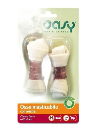 Oasy snack cane osso anatra taglia M 56 gr