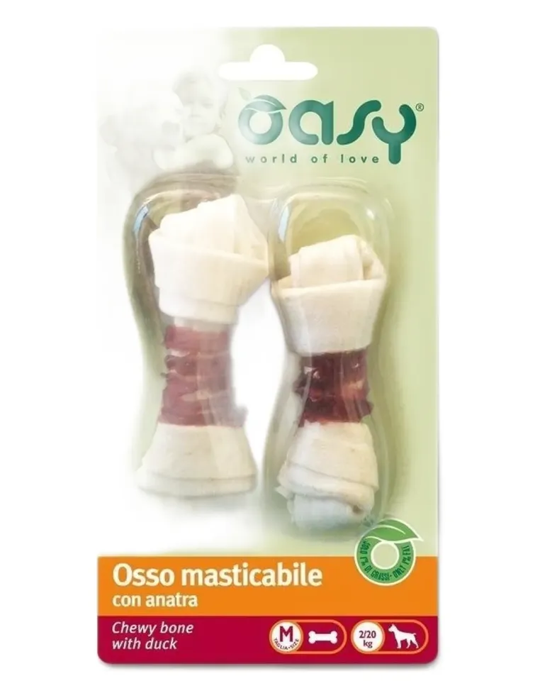 Oasy snack cane osso anatra taglia M 56 gr  