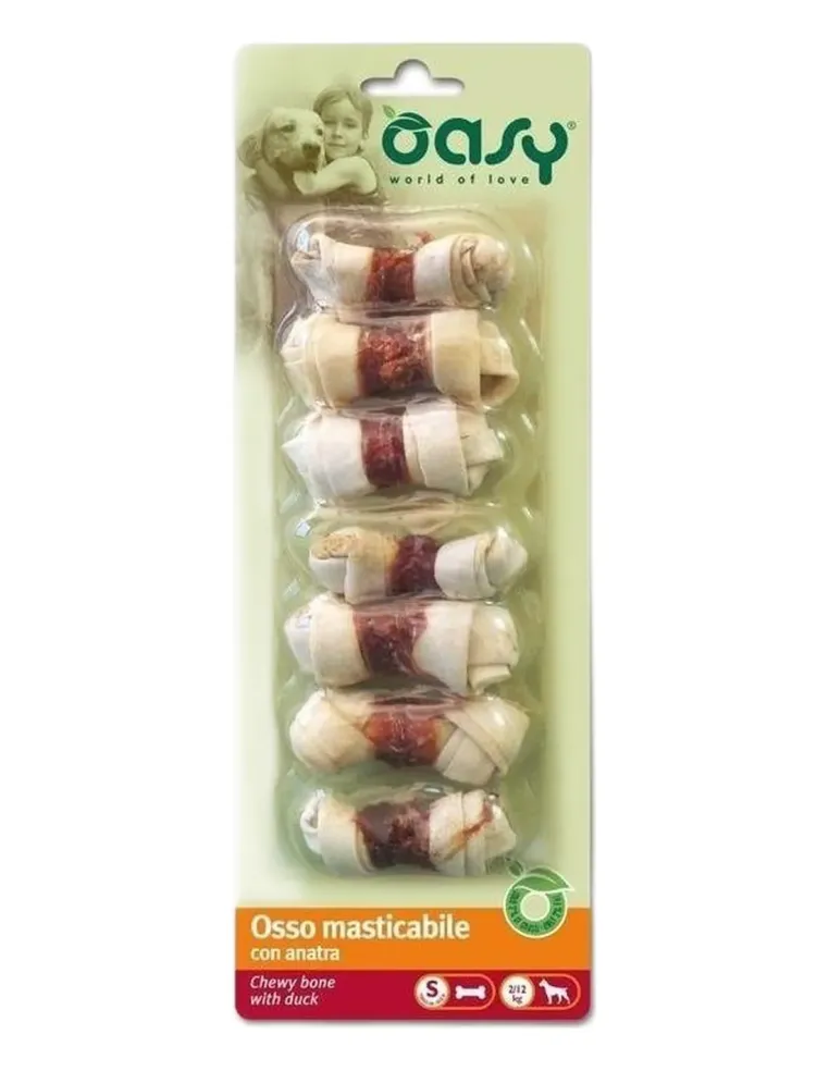 Oasy snack cane osso anatra taglia S 90 gr  