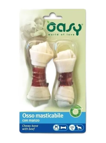 Oasy snack cane osso manzo taglia M 56 gr