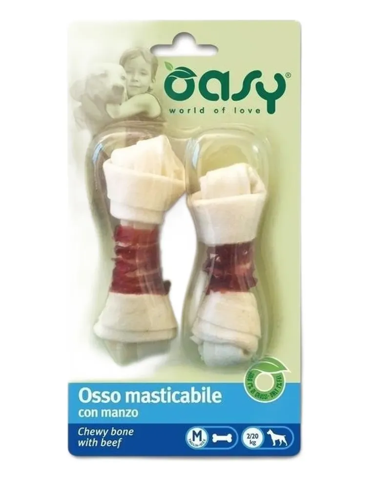 Oasy snack cane osso manzo taglia M 56 gr  