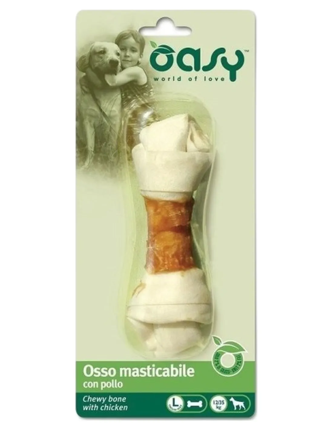 Oasy snack cane osso pollo taglia L 67 gr  