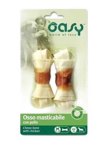 Oasy snack cane osso pollo taglia m 56 gr