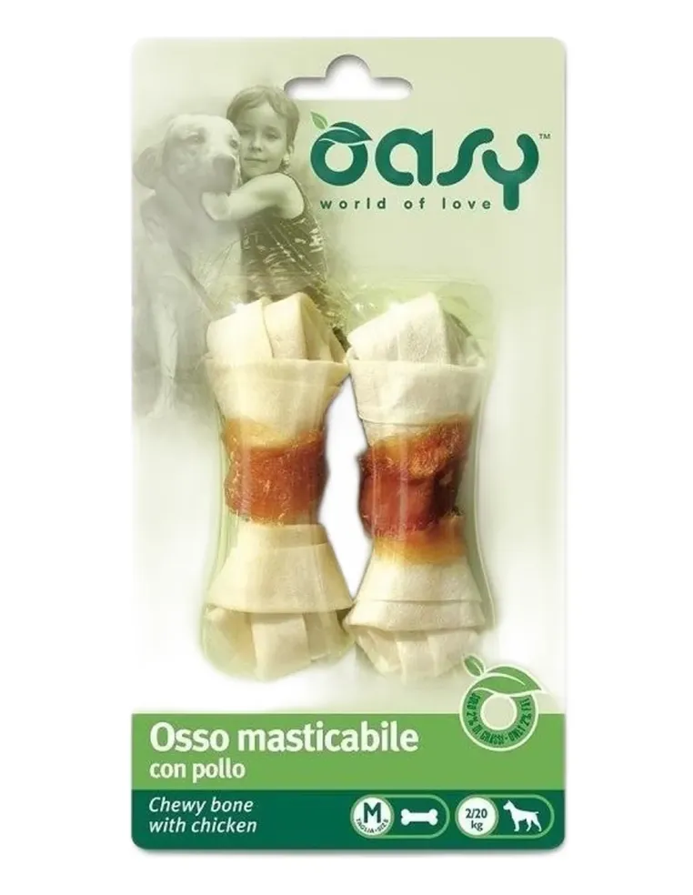 Oasy snack cane osso pollo taglia m 56 gr  