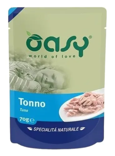 Oasy gatto wet bustina tonno 70 gr  