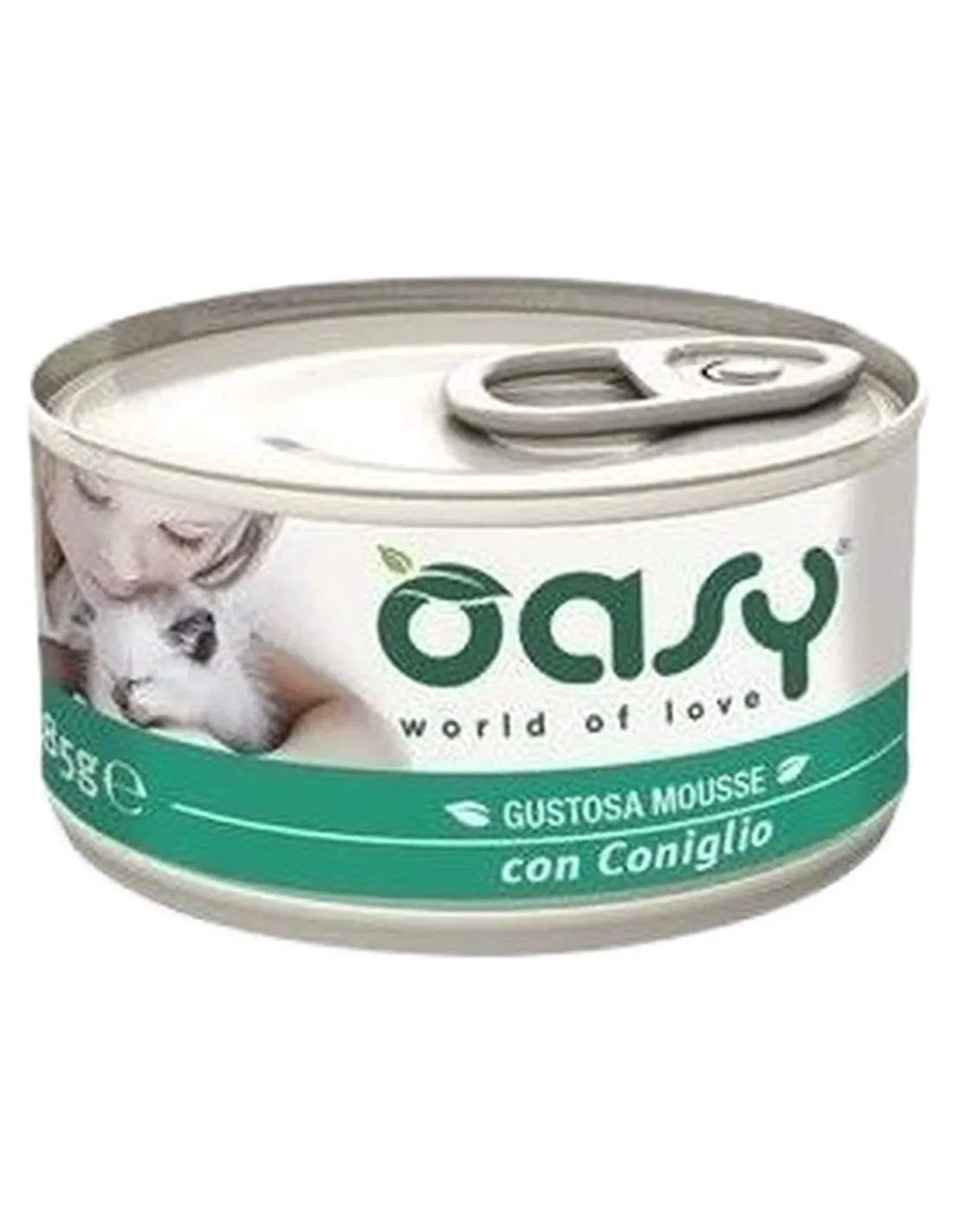 Oasy gatto mousse coniglio 85 gr  