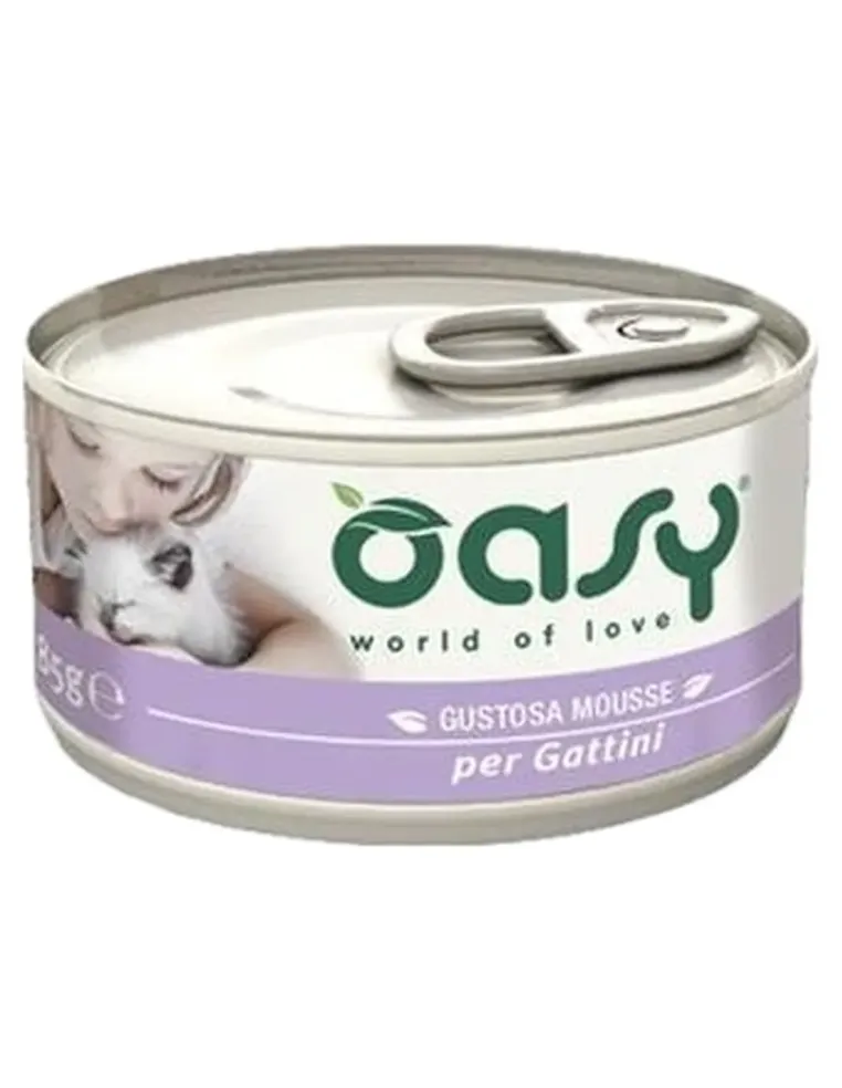 Oasy gatto mousse gattini 85 gr  