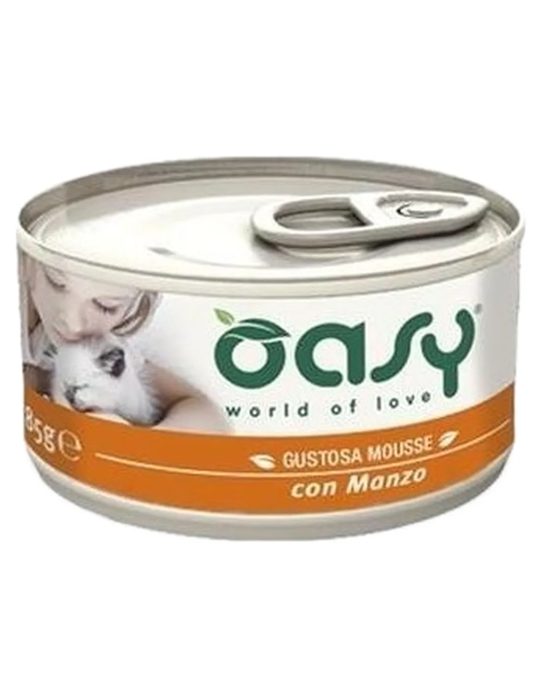 Oasy gatto mousse manzo 85 gr  