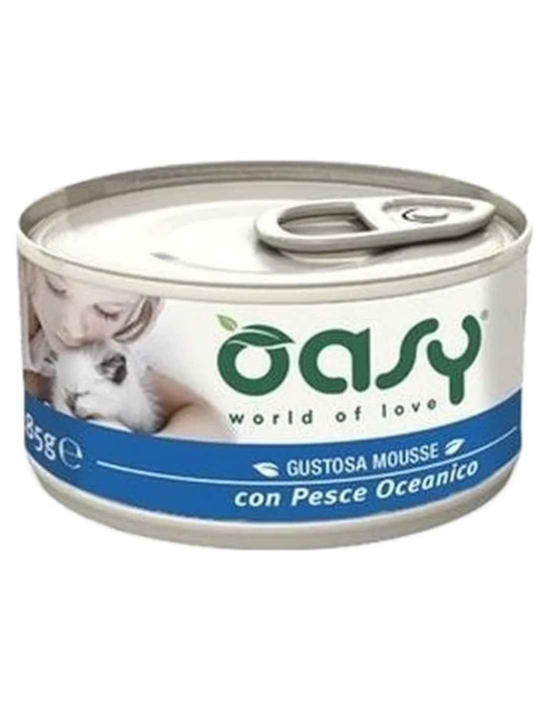Oasy gatto mousse pesce oceanico 85 gr  