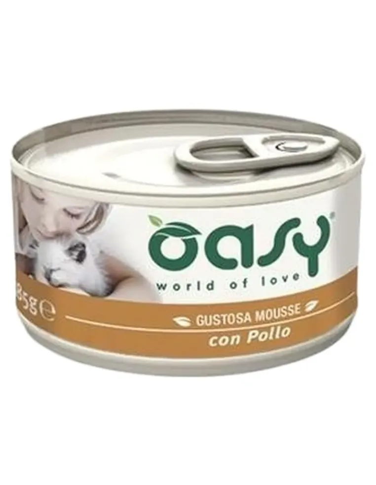 Oasy gatto mousse pollo 85 gr  
