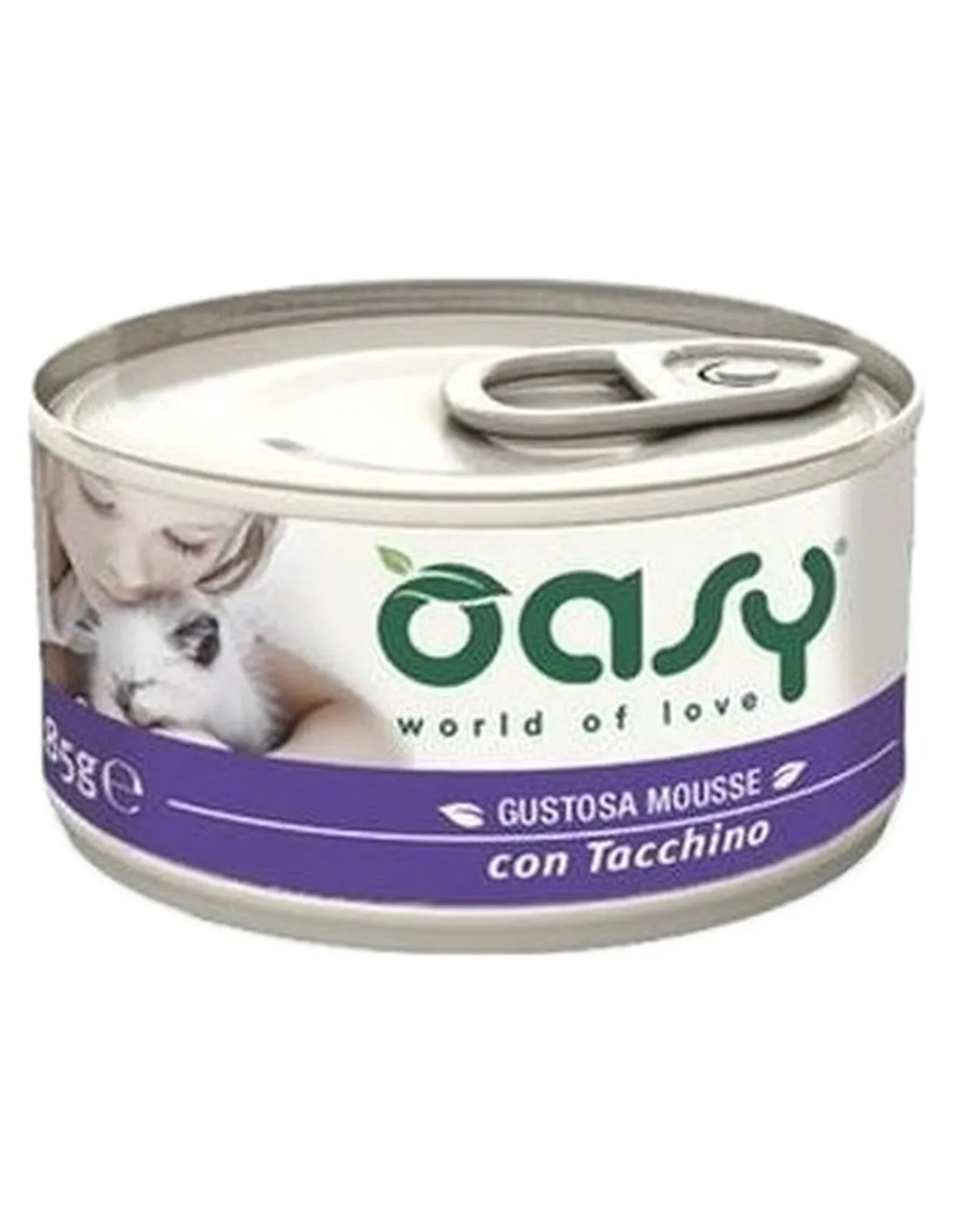 Oasy gatto mousse tacchino 85 gr  
