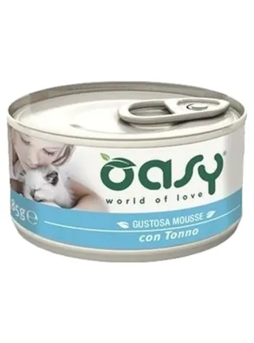 Oasy gatto mousse tonno 85 gr  