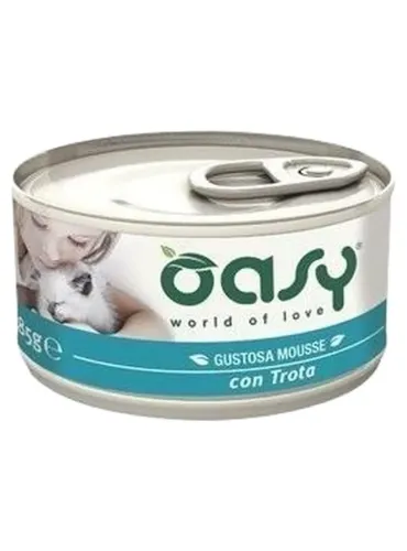 Oasy gatto mousse trota 85 gr