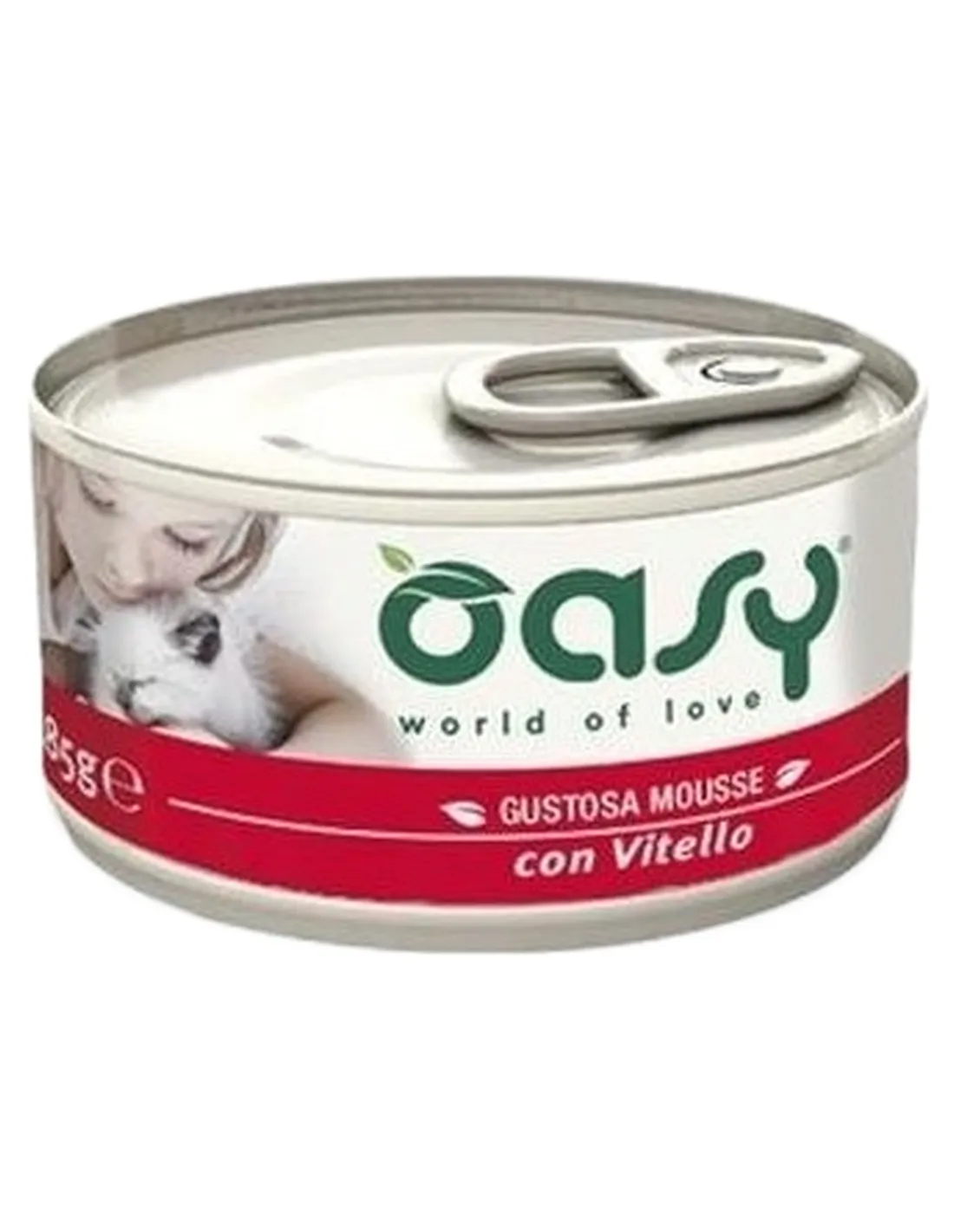Oasy gatto mousse vitello 85 gr  