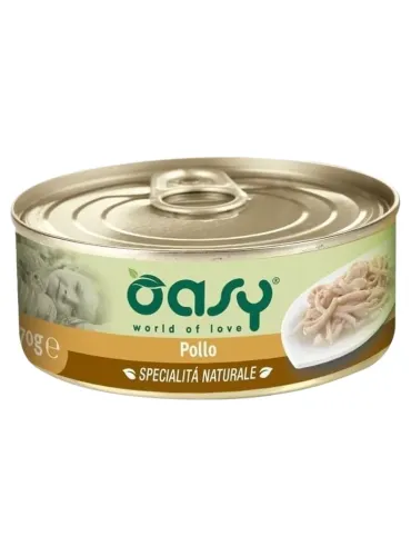 Oasy gatto pollo umido 70 gr  