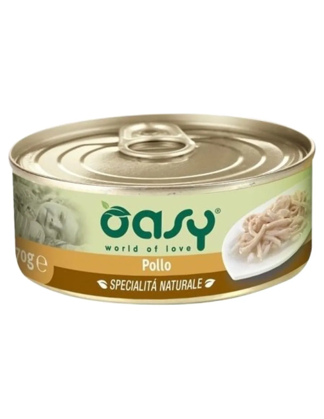 Oasy gatto pollo umido 70 gr  