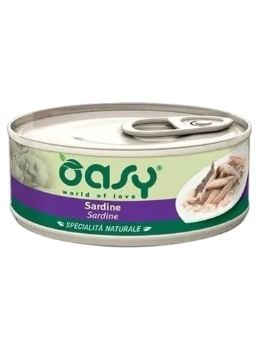 Oasy gatto sardine umido 150 gr  