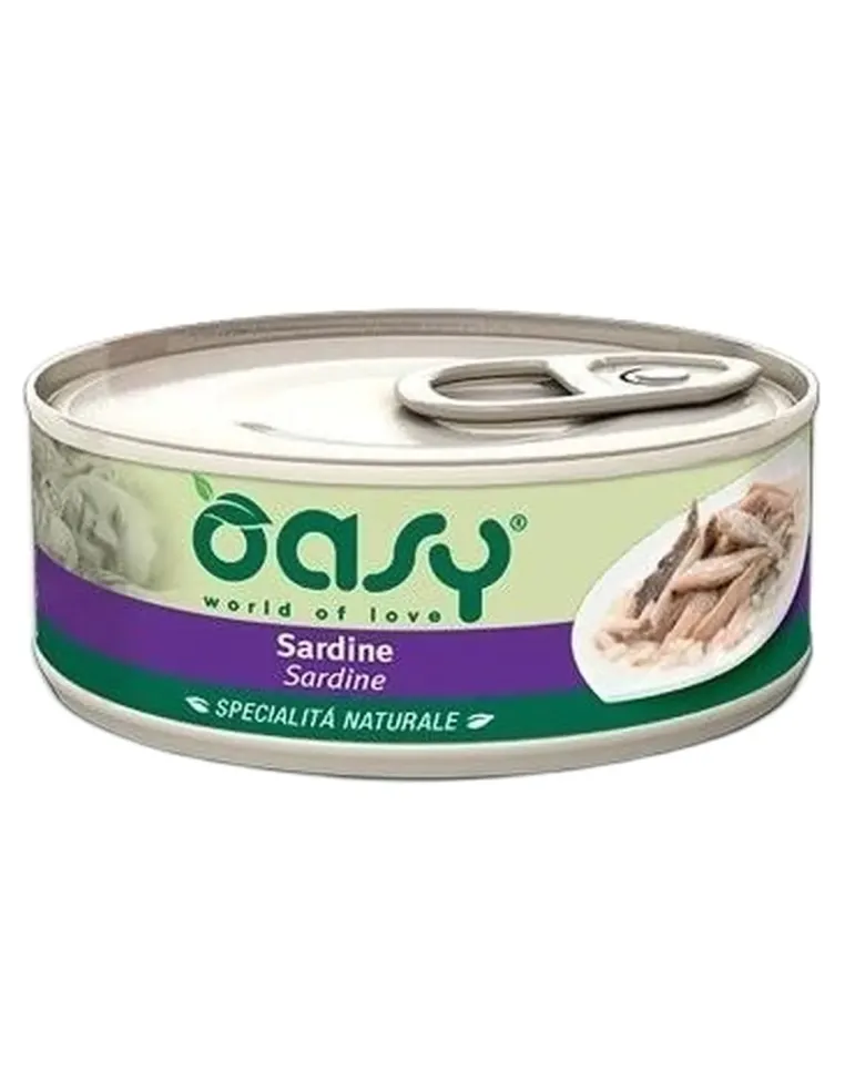 Oasy gatto sardine umido 150 gr  