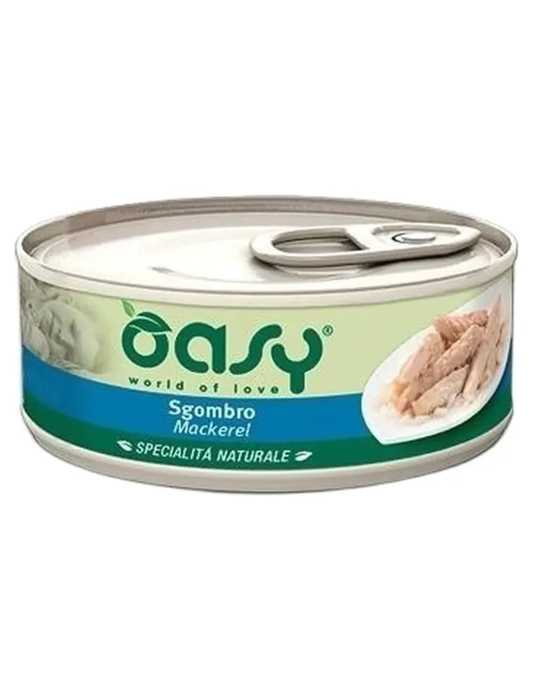 Oasy gatto sgombro umido 150 gr  