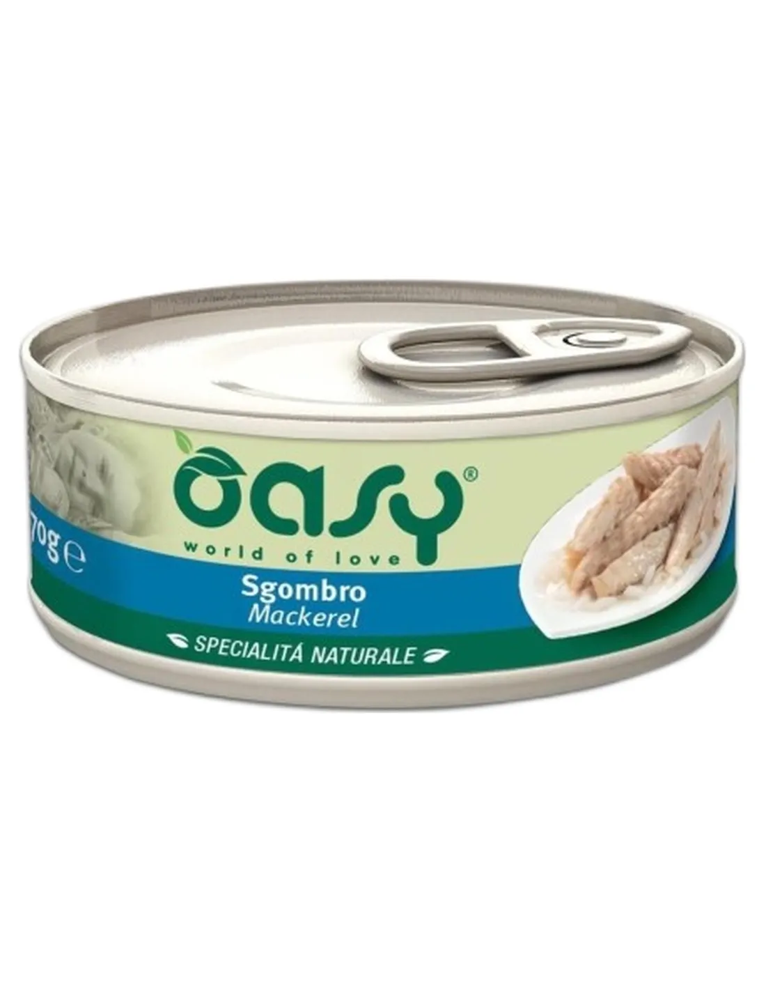 Oasy gatto sgombro umido 70 gr  