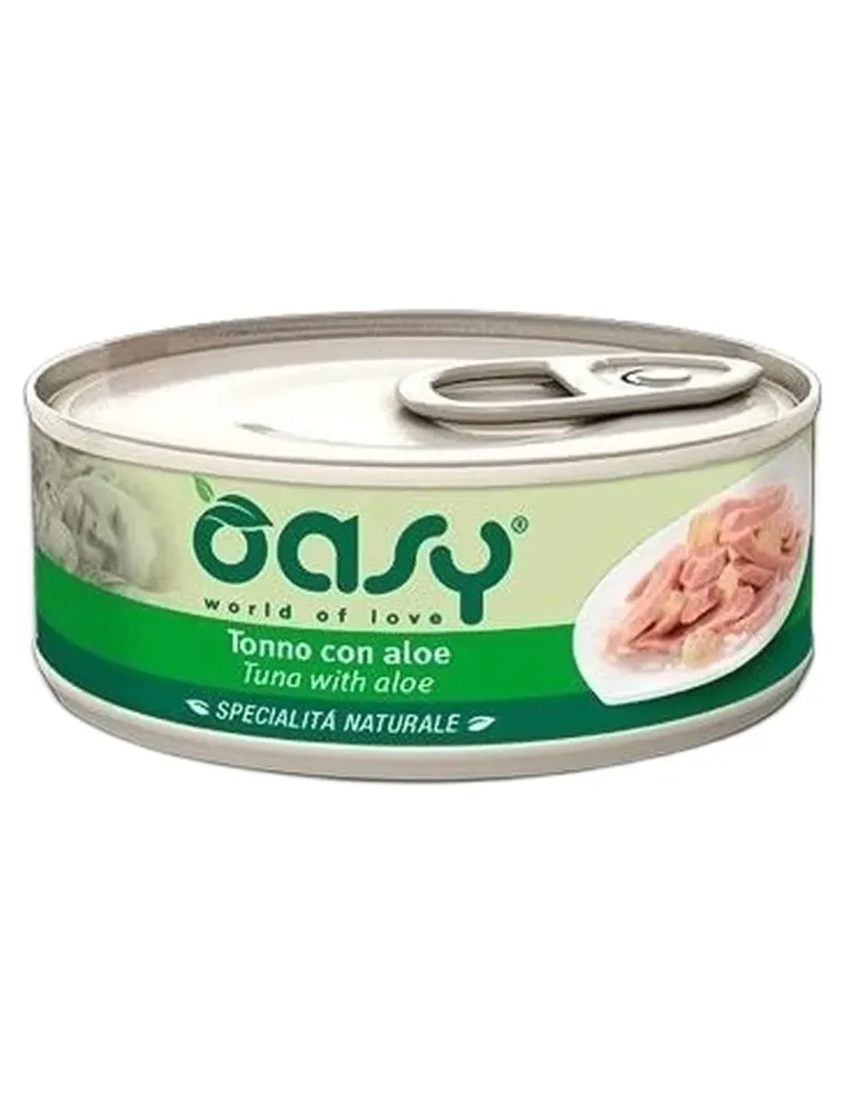 Oasy gatto tonno con aloe umido 150 gr  