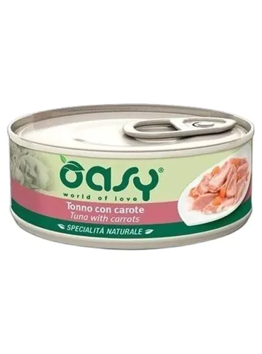 Oasy gatto tonno con carote umido 150 gr