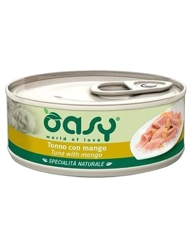 Oasy gatto tonno con mango umido 150 gr  