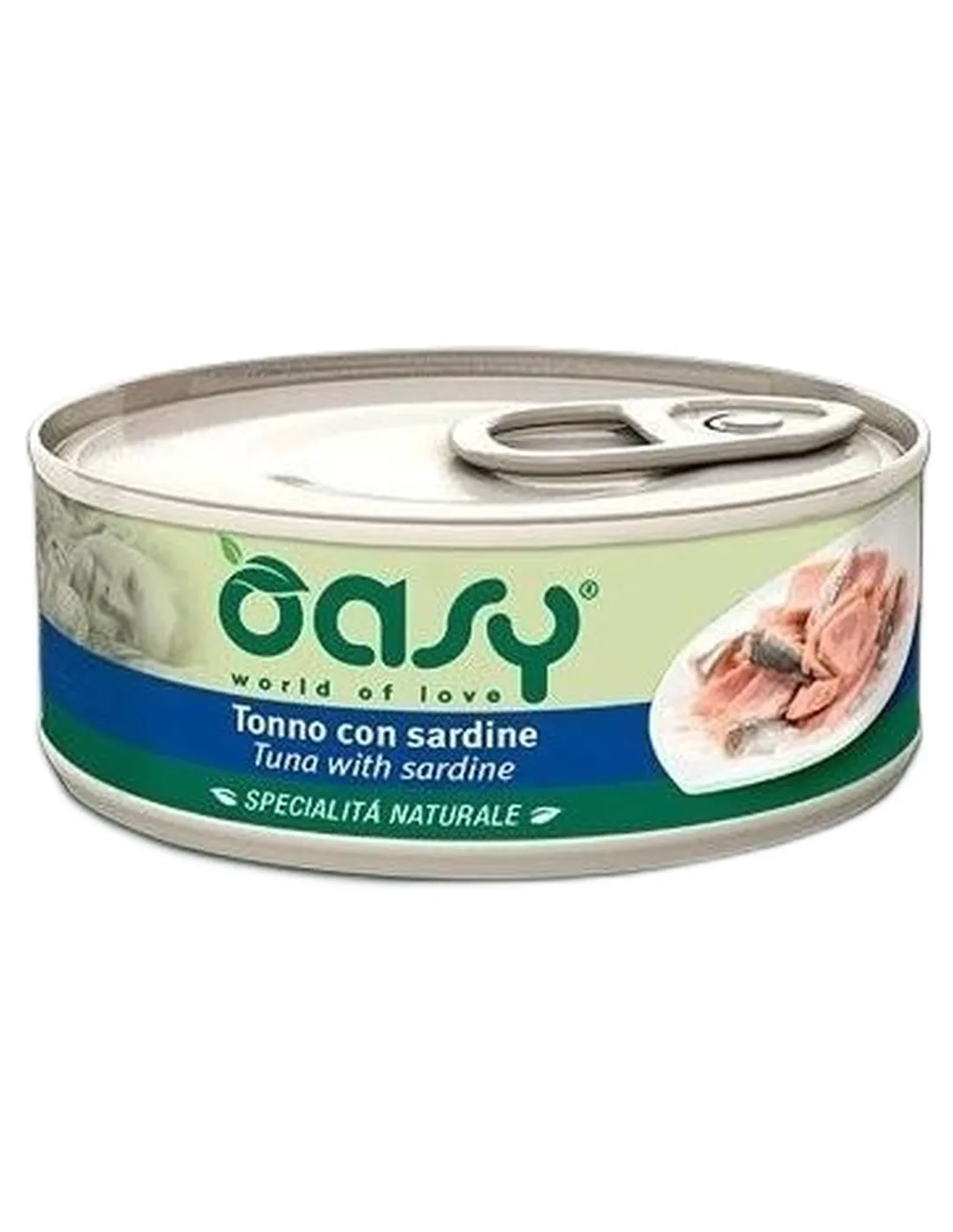 Oasy gatto tonno con sardine umido 150 gr  