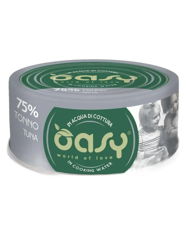 Oasy gatto more love 75% tonno 70 gr  