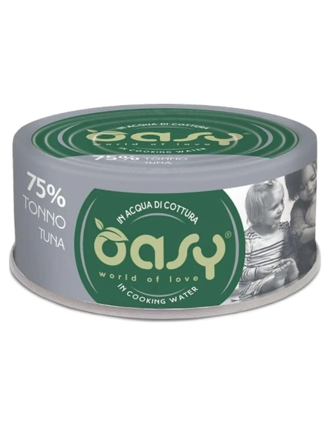 Oasy gatto more love 75% tonno 70 gr  