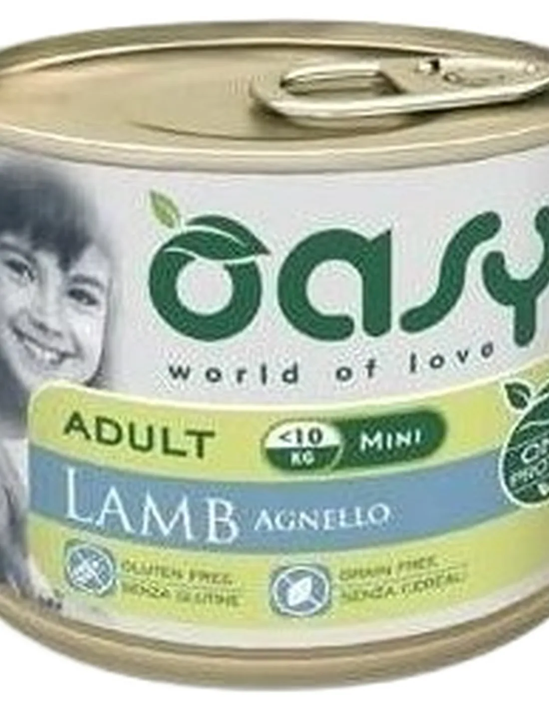 Oasy cane adult mini agnello umido 200 gr   Oasy cane adult mini agnello umido 200 gr
