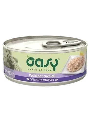 Oasy cane puppy specialita naturale con pollo 150 gr  
