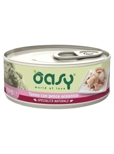 Oasy cane adult specialita naturale tonno con pesce oceanico 150 gr  