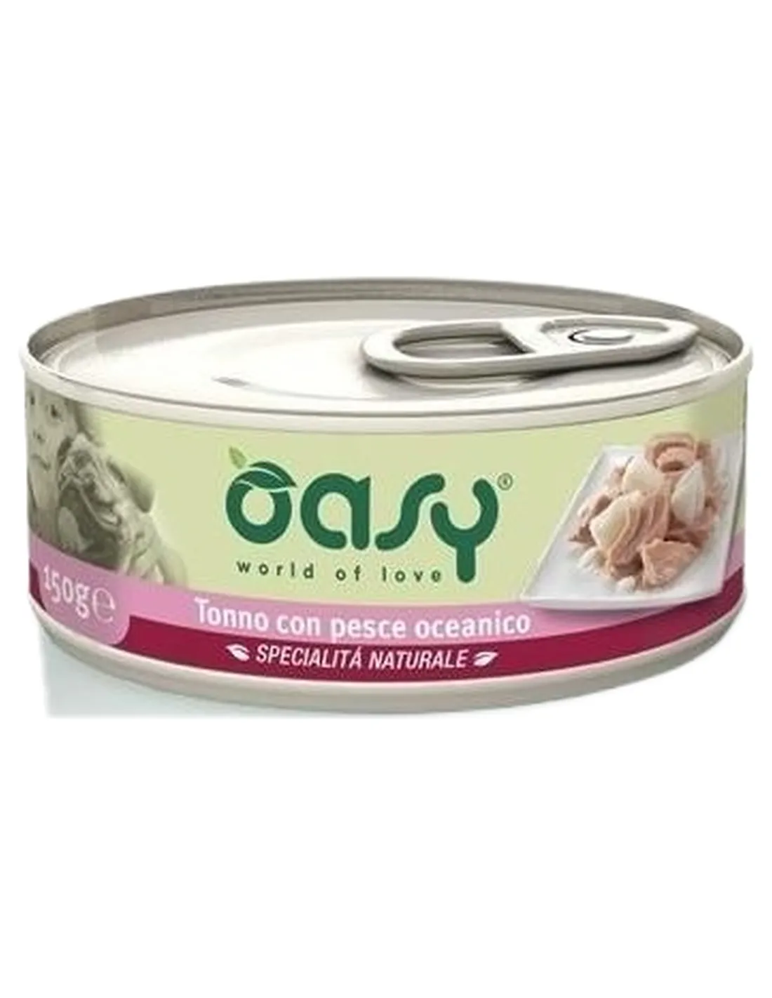 Oasy cane adult specialita naturale tonno con pesce oceanico 150 gr  