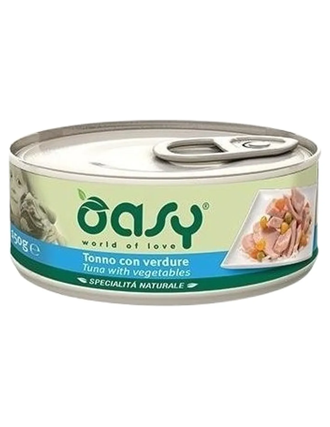 Oasy cane adult specialita naturale tonno con verdure 150 gr  