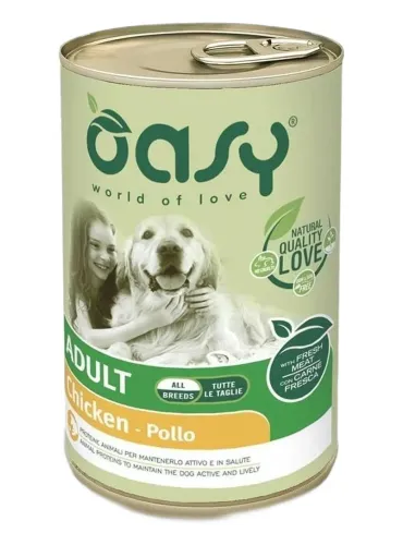 Oasy cane adult lifestage pollo pate umido 400 gr  