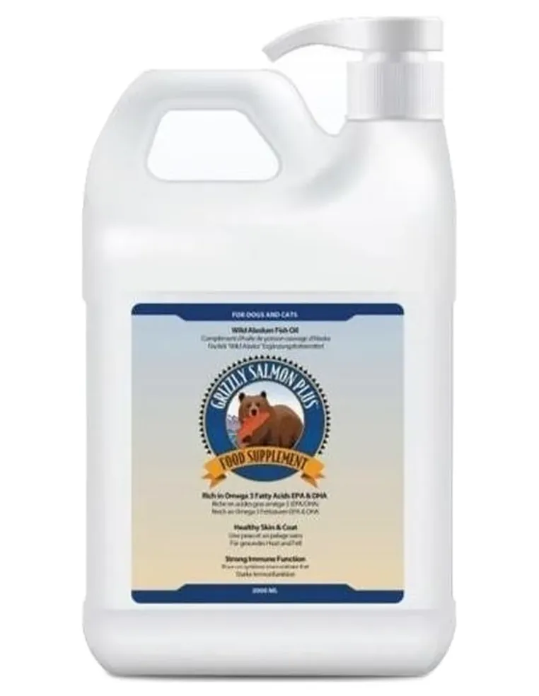 Grizzly pet products olio salmone grizzly Plus 2 lt  