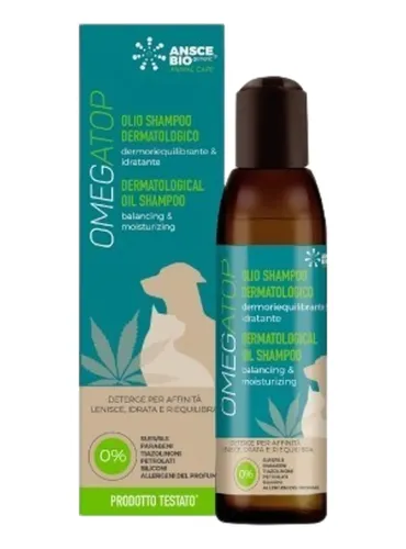 ANSCEBIOgeneric omegatop olio shampoo dermatologico 200 ml  