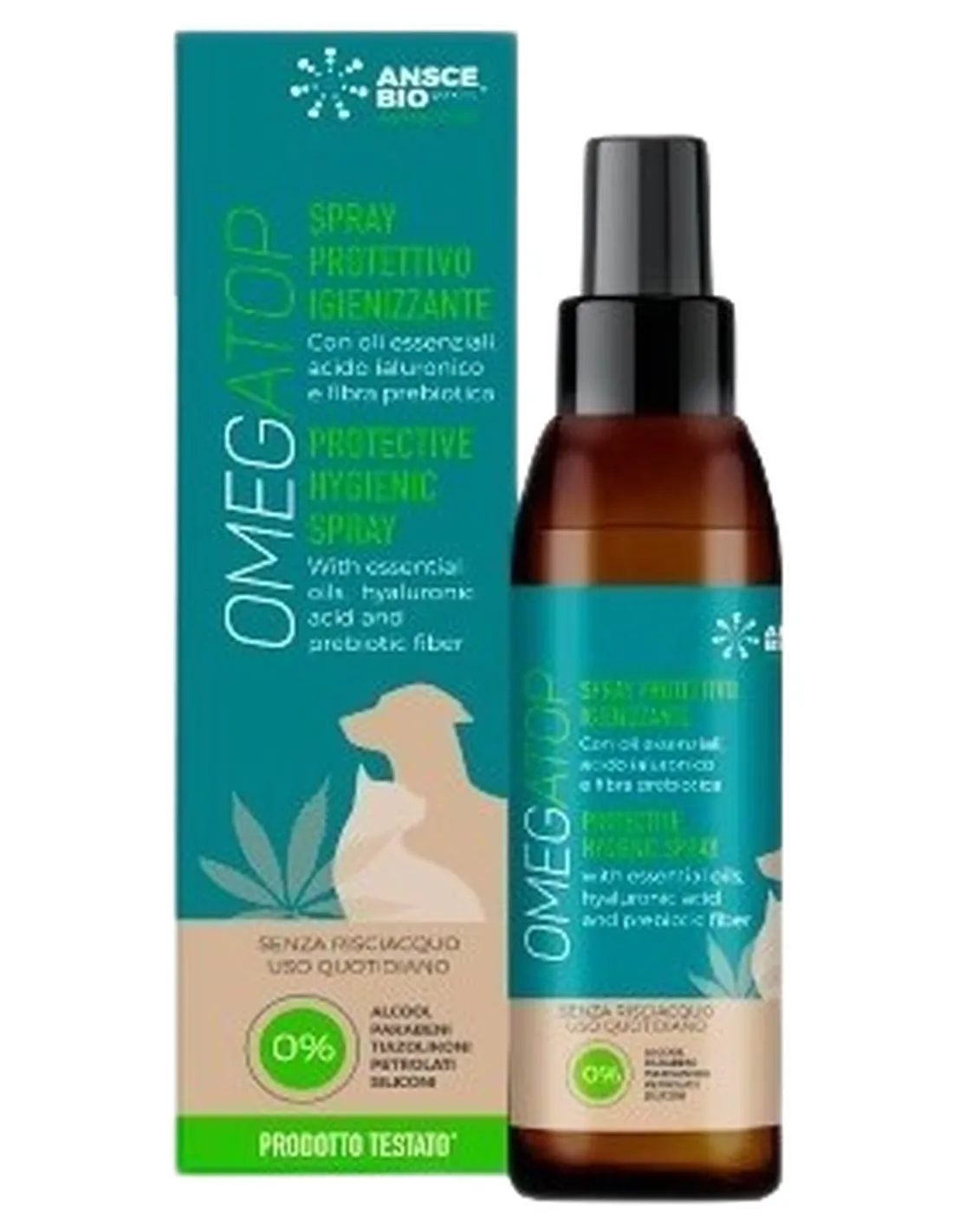 ANSCEBIOgeneric omegatop spray protettivo igienizzante 150 ml  