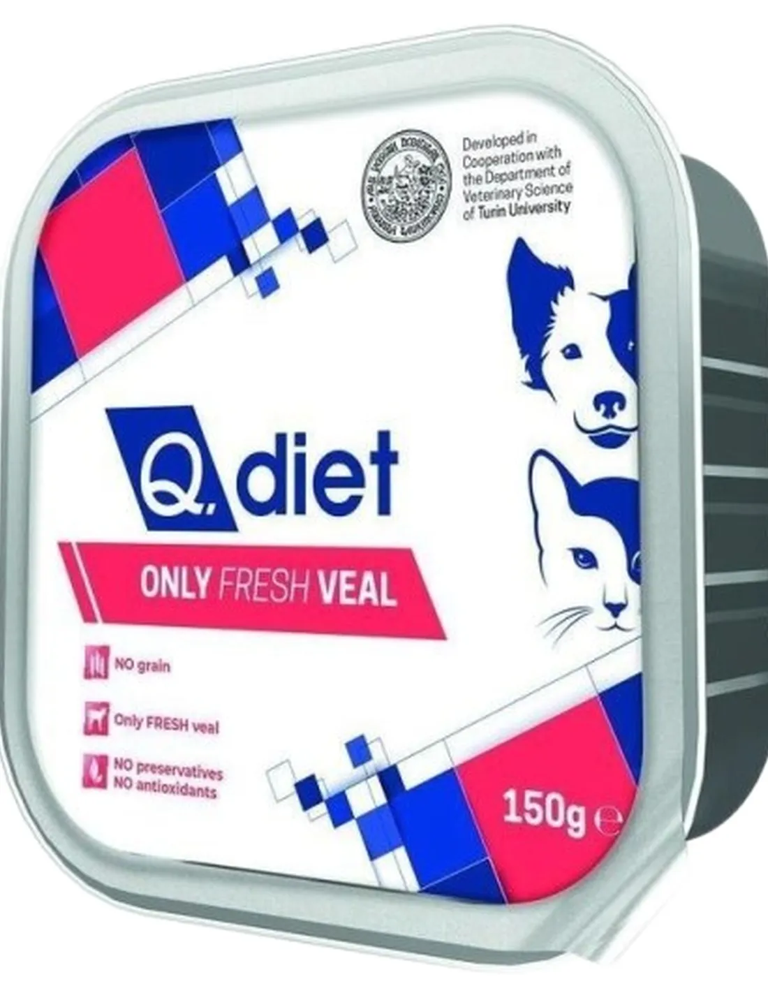 Q.diet only fresh veal 150 gr   Q.diet only fresh veal 150 gr
