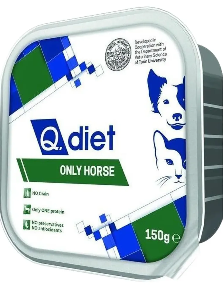 Q.diet only fresh horse 150 gr  