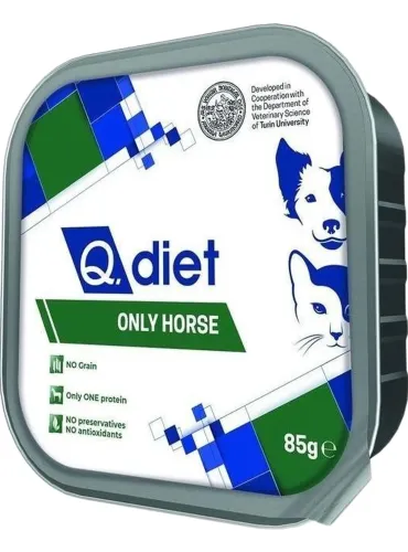 Q.diet only fresh horse 85 gr  