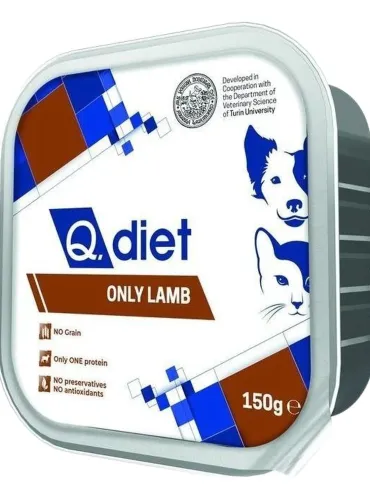 Q.diet only fresh lamb 150 gr  