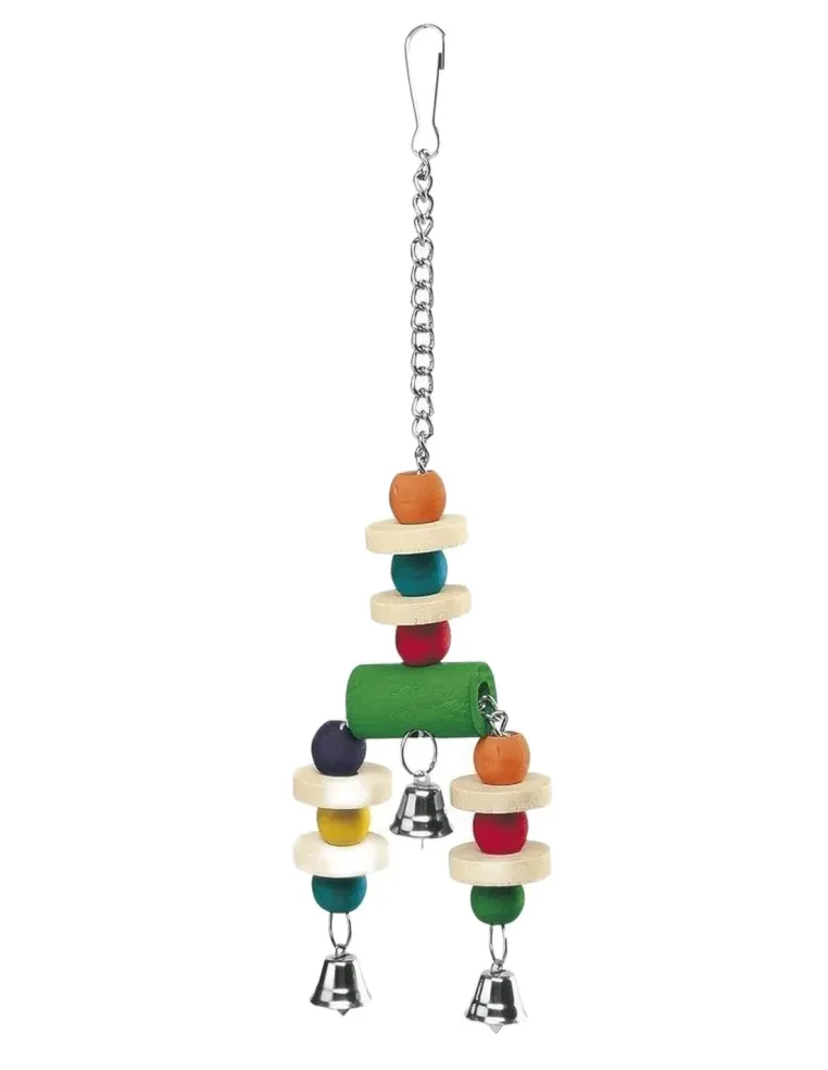 Ferplast PA 4092 gioco pendente curvo colorato per pappagalli  