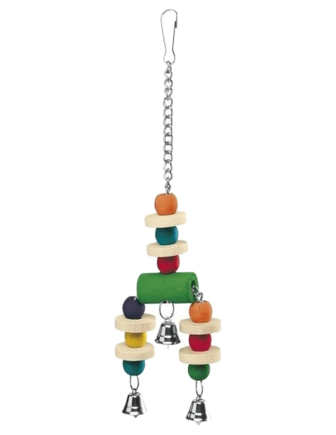 Ferplast PA 4092 gioco pendente curvo colorato per pappagalli  