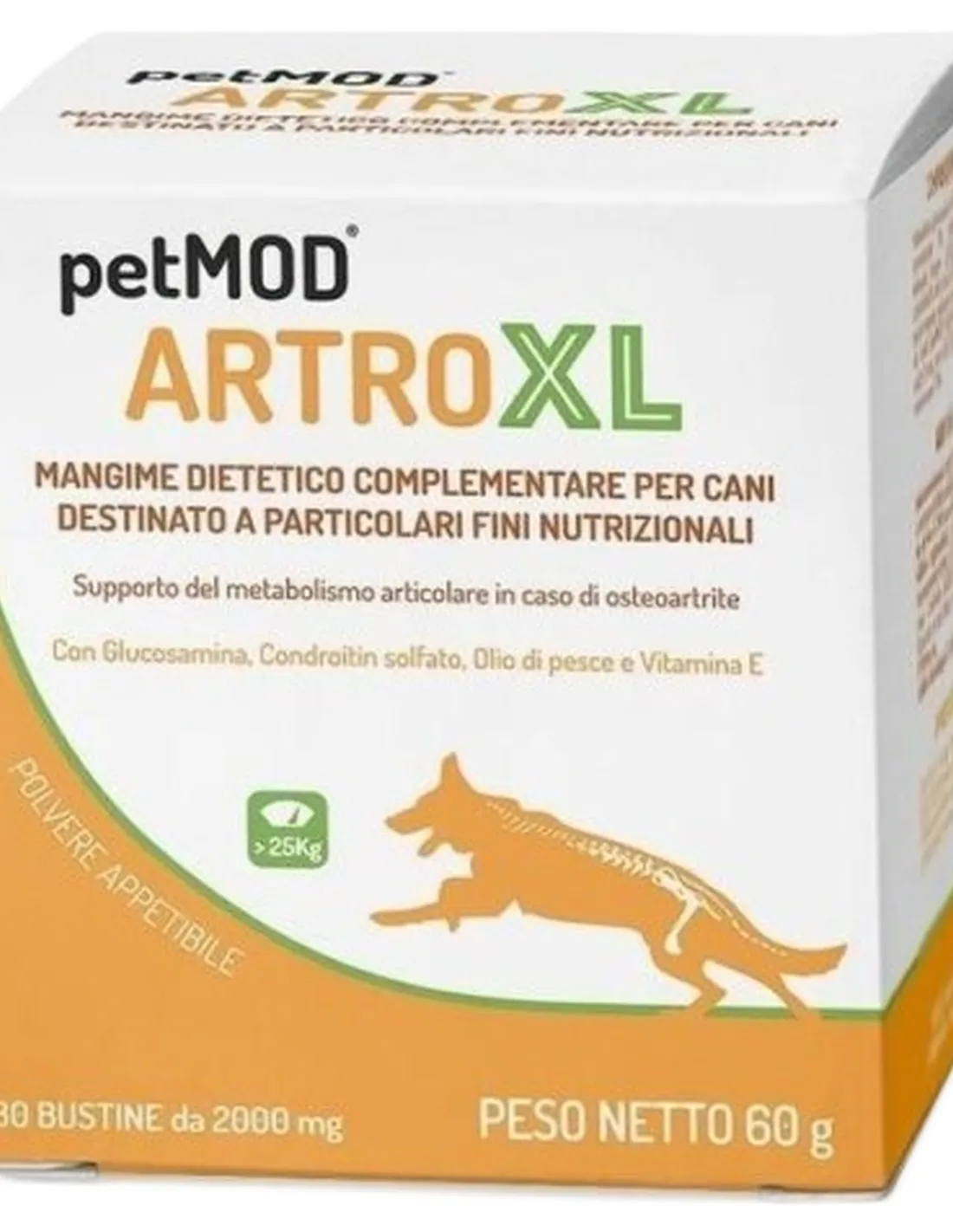 Petmod artro XL 30 bustine 2000 mg  